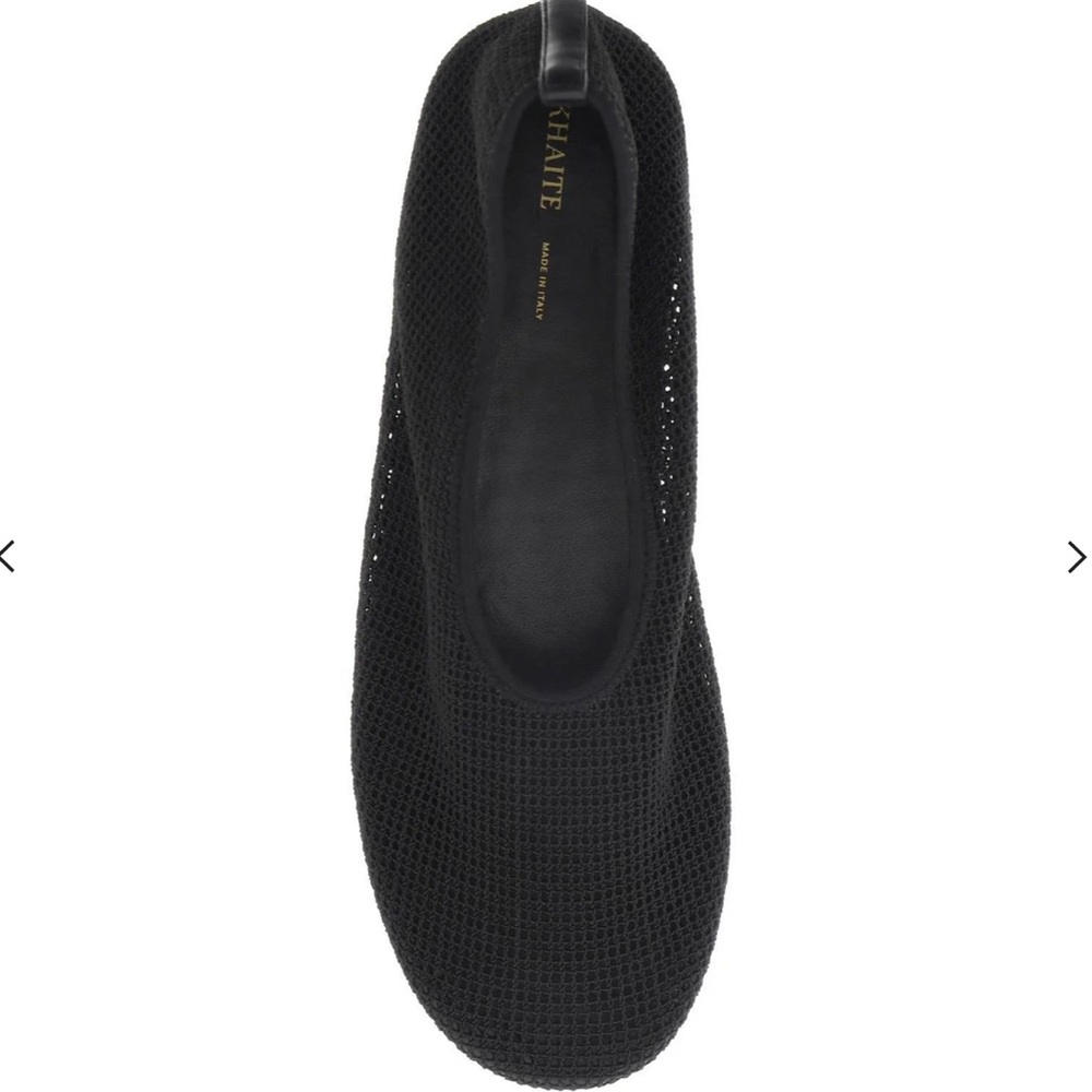 KHAITE Black Mesh Flats - Picture 4 of 9